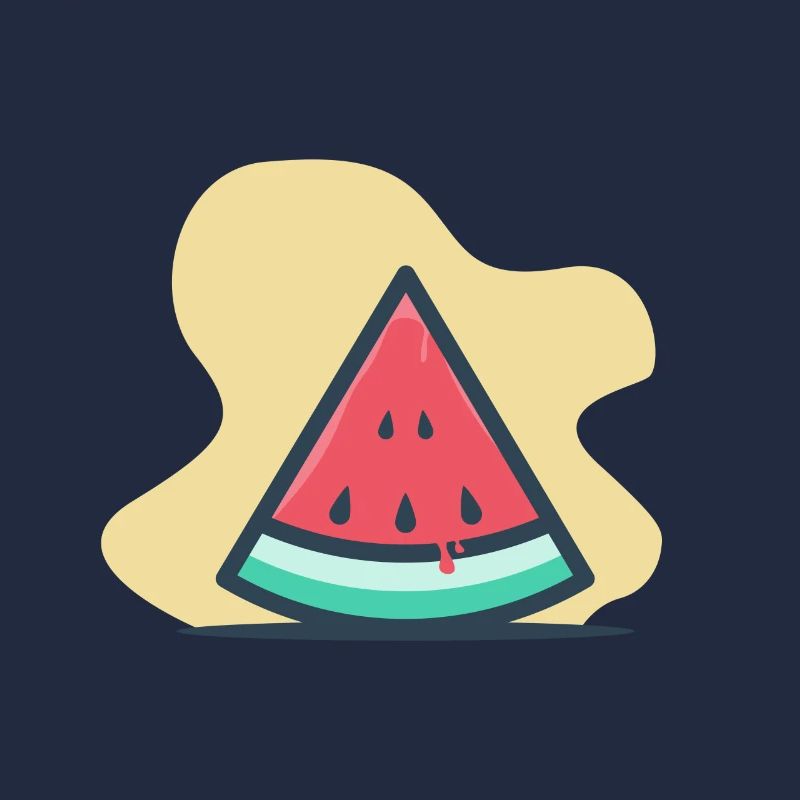 Été à nouveau - pastèque - présent