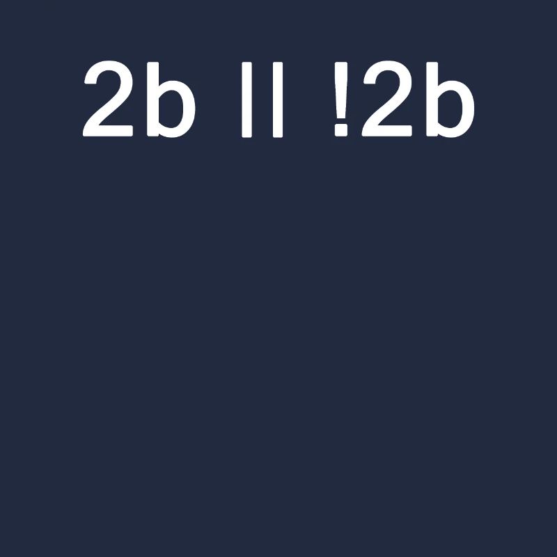 Computer Science - 2b or not 2b Programmer