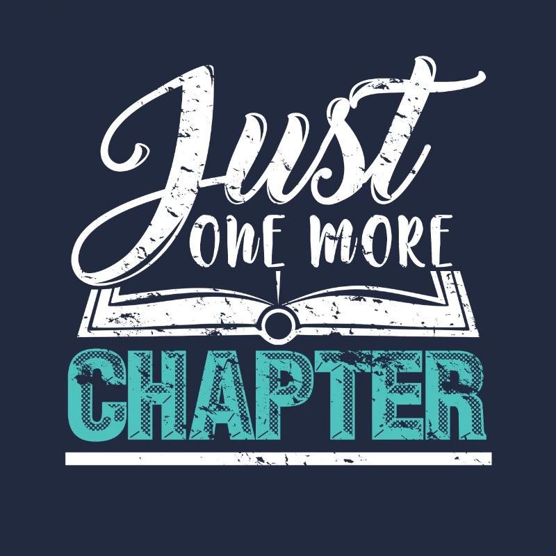 Just one more Chapter Geschenk Spruch Lesen