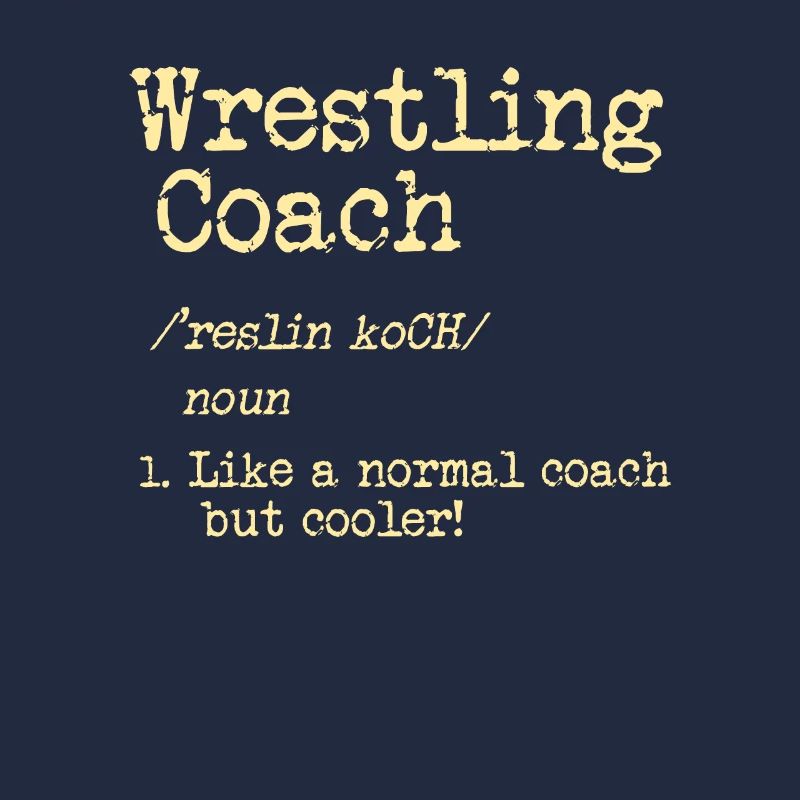 Cooles Wrestling oder Ringen Trainer Shirt