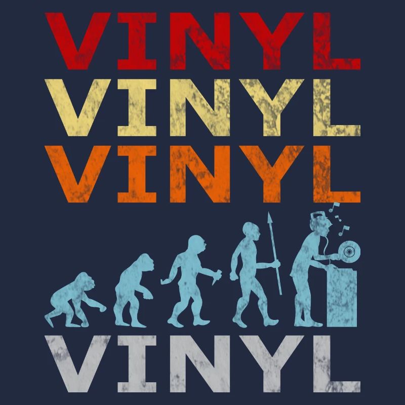 Retro Vintage Evolution DJ Vinyl Record