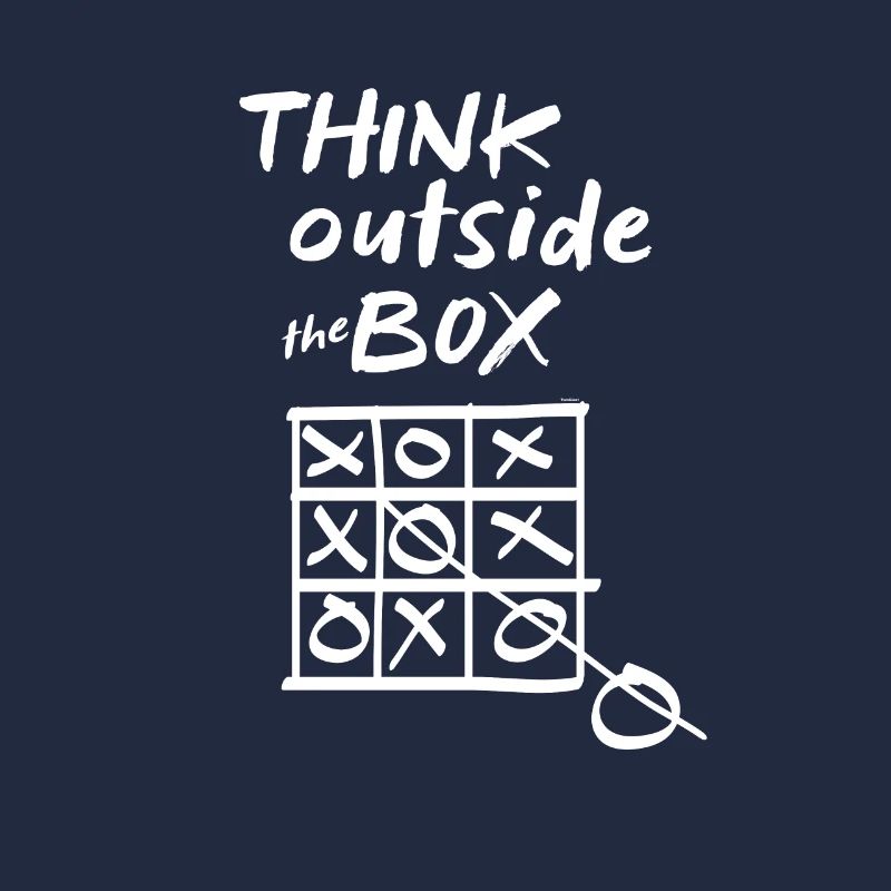 Tic-Tac-Toe-Denken außerhalb der Box