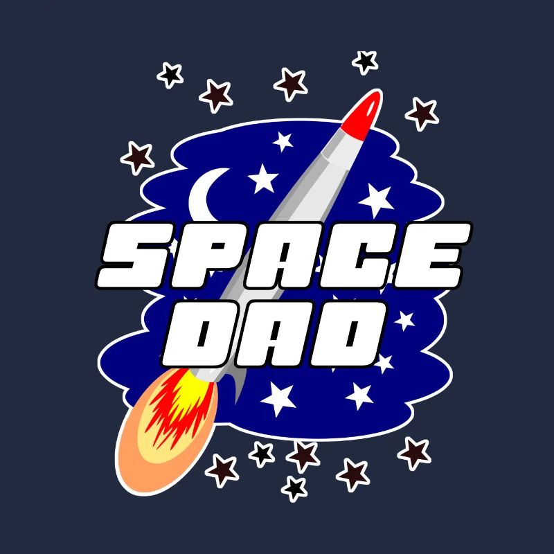 Space dad best dad Geschenkidee