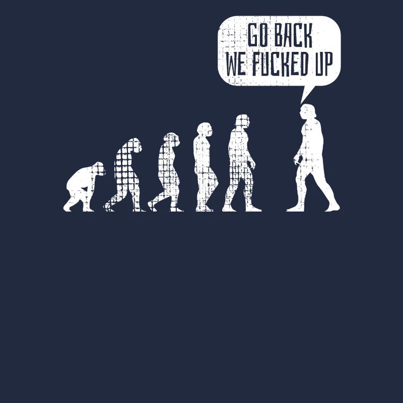 Evolution - Darwing Entwicklung Lustig Geschenk