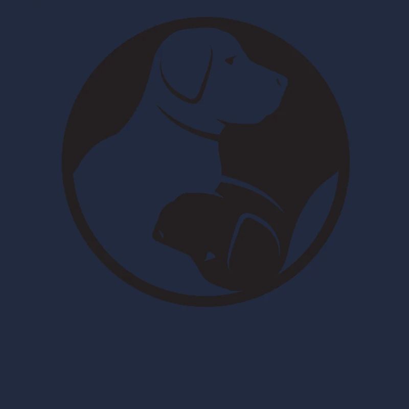 Süßes Hunde Yin Yang Tierschutz Labrador Geschenk