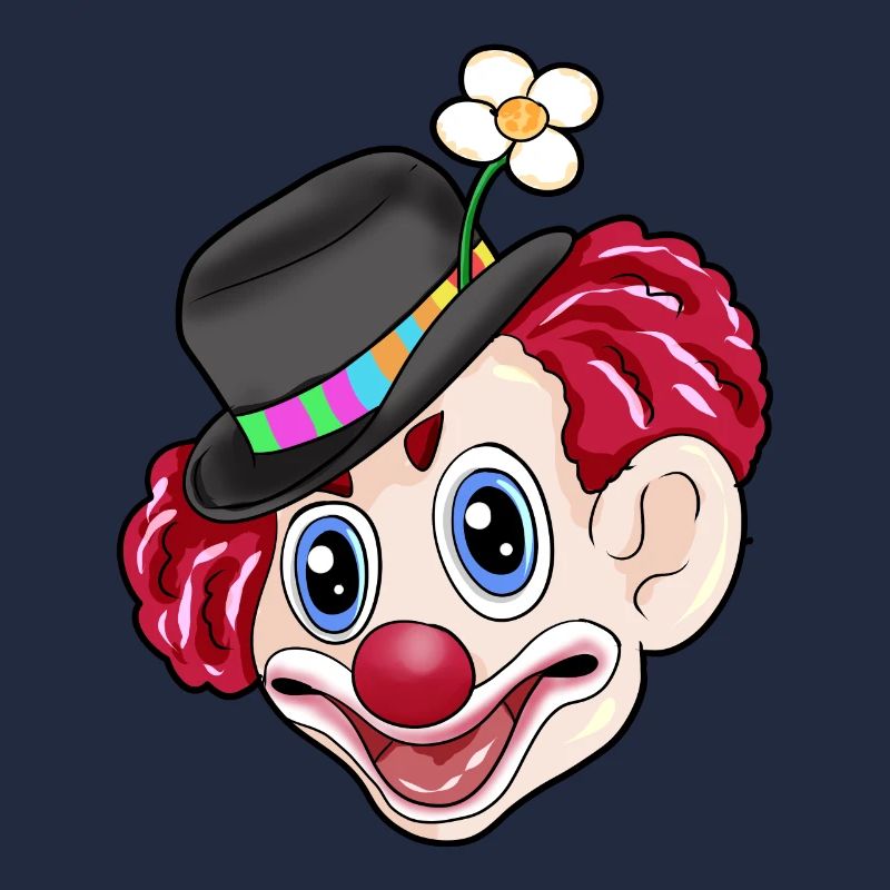 Heureux clown carnaval