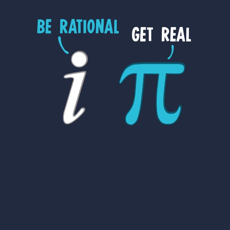 Soyez rationnel Get Real Fun Math Math Joke Stats Pun