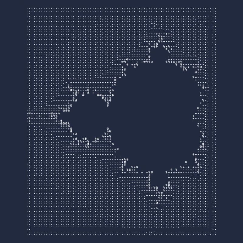 nerd mandelbrot ascii pomme mâle code programer