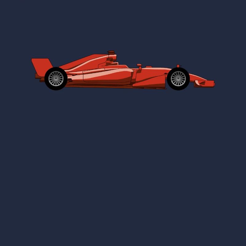 Chemise de voiture de course de formule