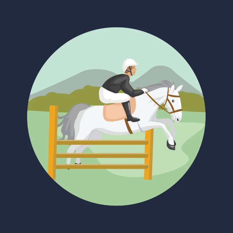 Cheval de saut d'obstacles