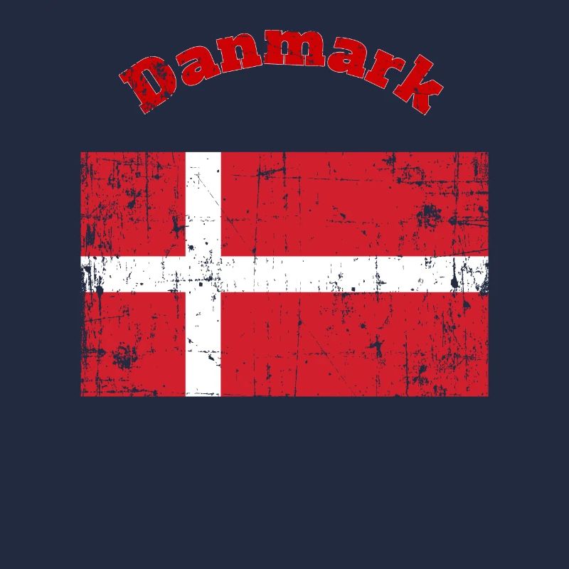 Danish flags with text