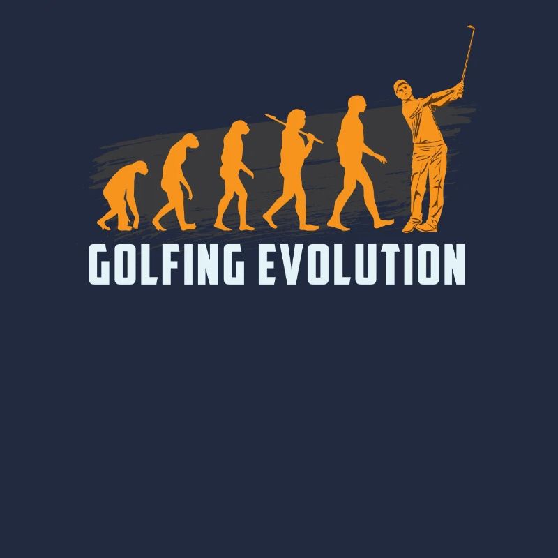GOLFING EVOLUTION golfer golf motive