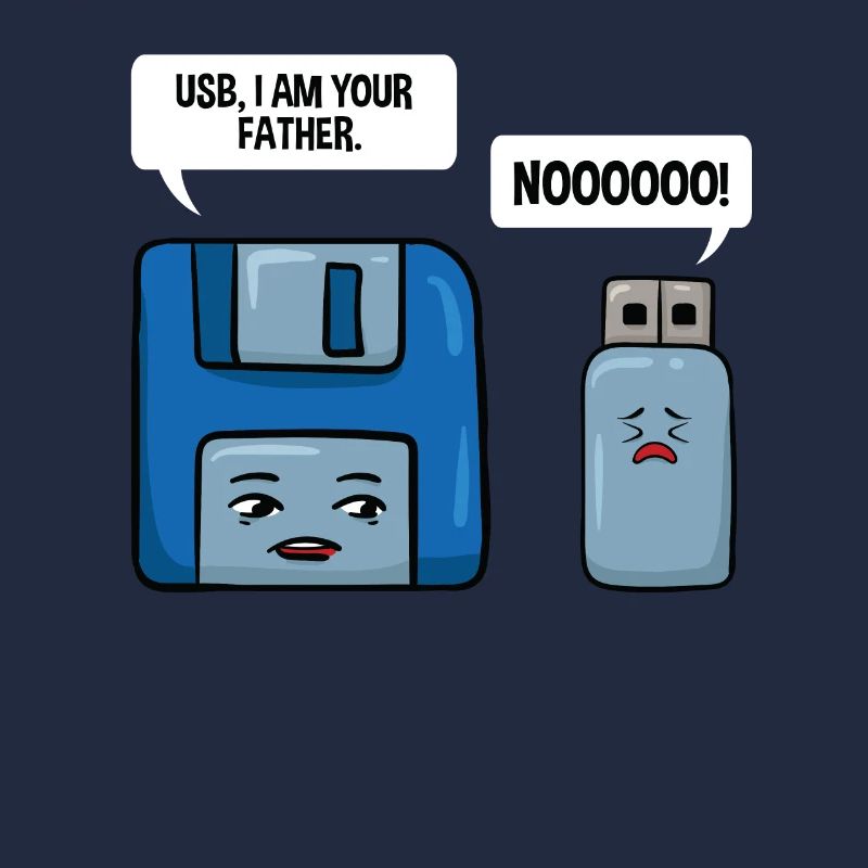 Diskette USB Stick Speicher PC Nerd Geschenk