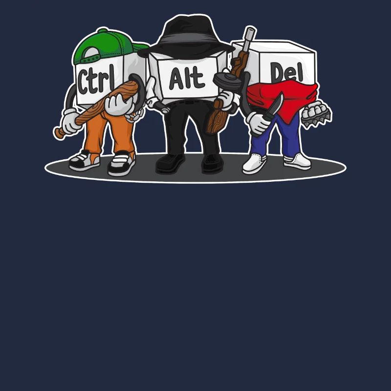 Ctrl Alt Del Computer Admin Nerd Geek Informatiker