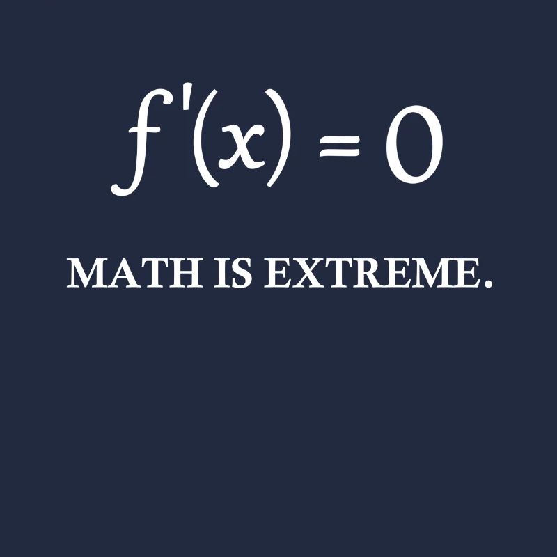 Les maths sont extrêmes! T-shirt Mathe Nerd professeur cadeau