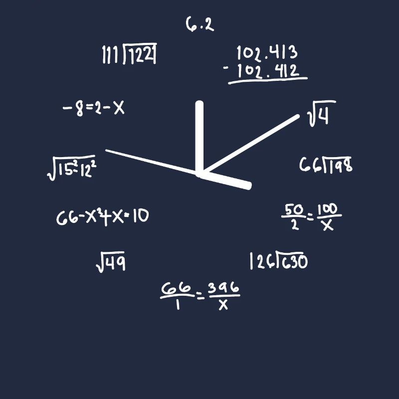 Math Design Clock