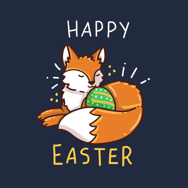 Fox - Vixen - Easter - Happy Easter - Gift