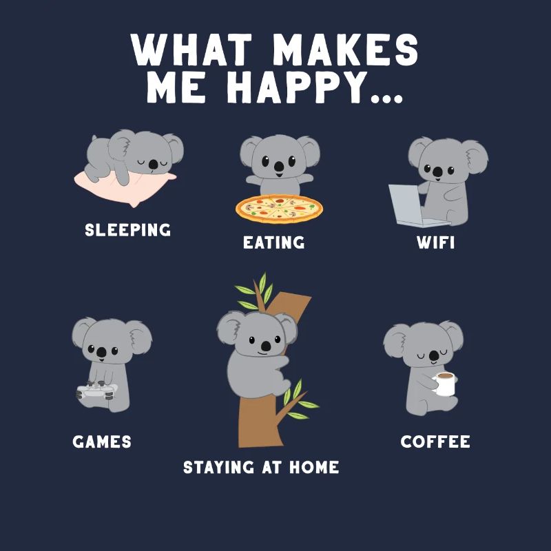 Koala - Koala Bear - Koala Bear - Introvert - Nerd