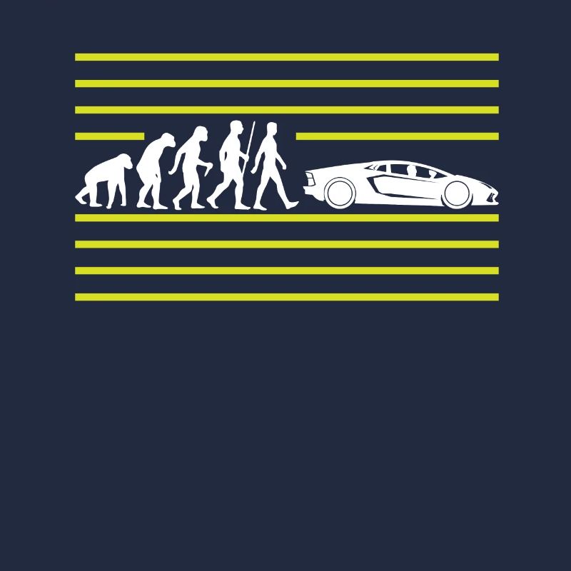 ÉVOLUTION DU SINGE À LA VOITURE