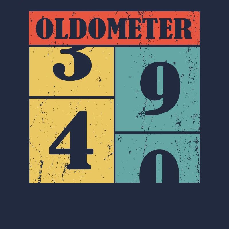 40 vierzig vierzigster Geburtstag oldometer - Shir