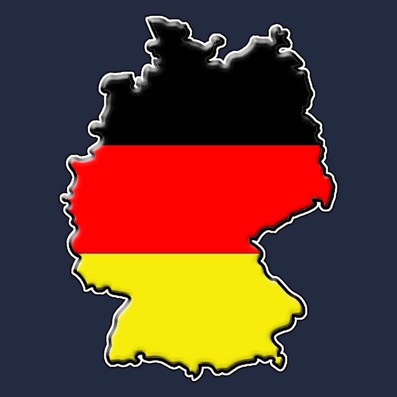 Germany flag map