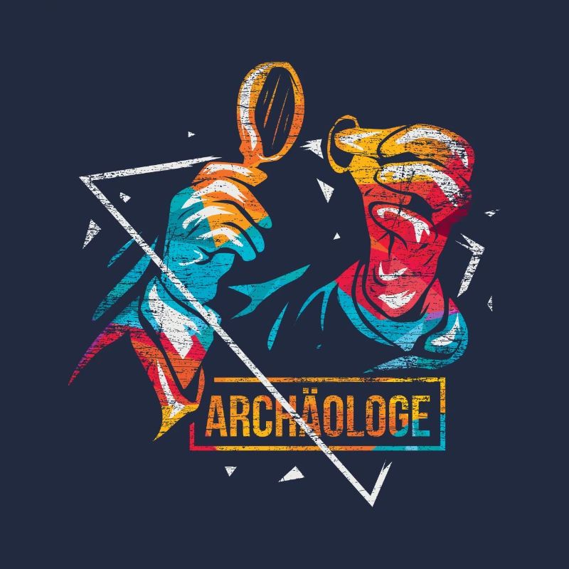 Archäologe Polygon Geschenk