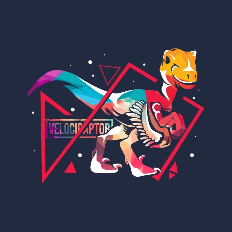 Velociraptor polygone