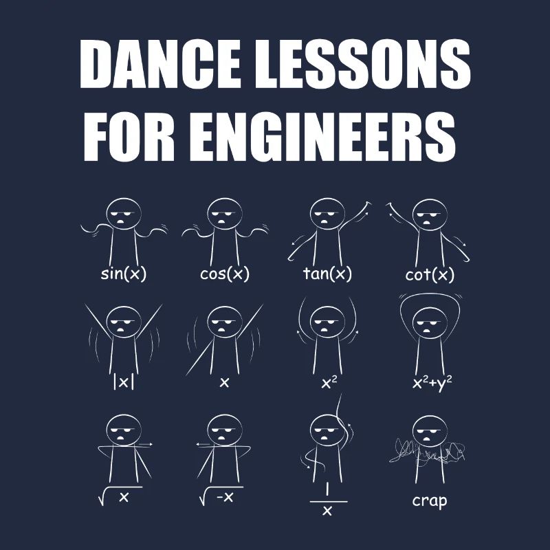 Techniciens cours de danse mathématicien cadeau