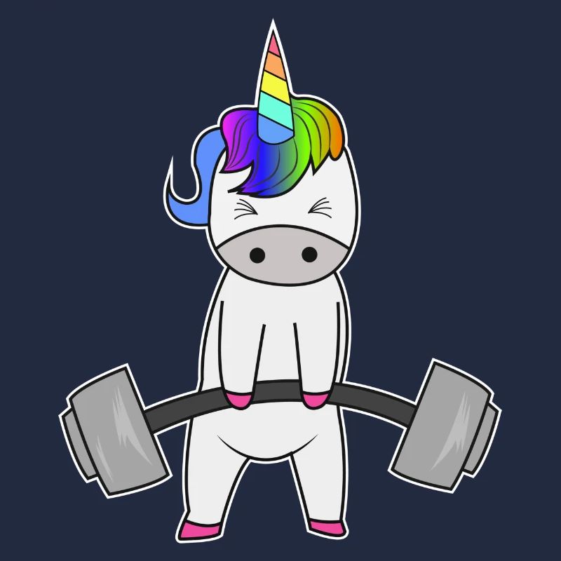 Unicorn dumbbell workout strength training gift