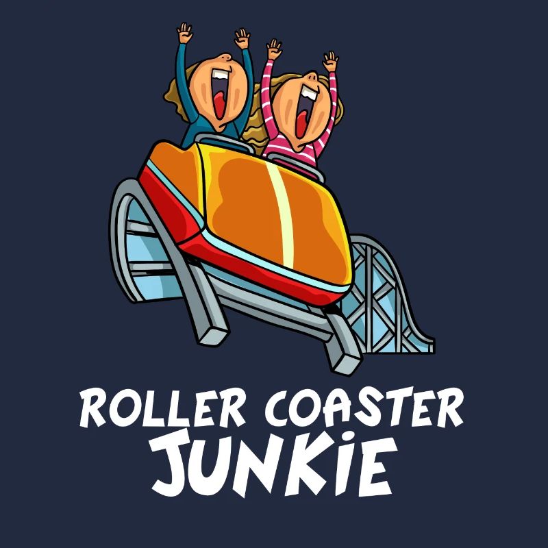 Roller coaster rides theme park gift