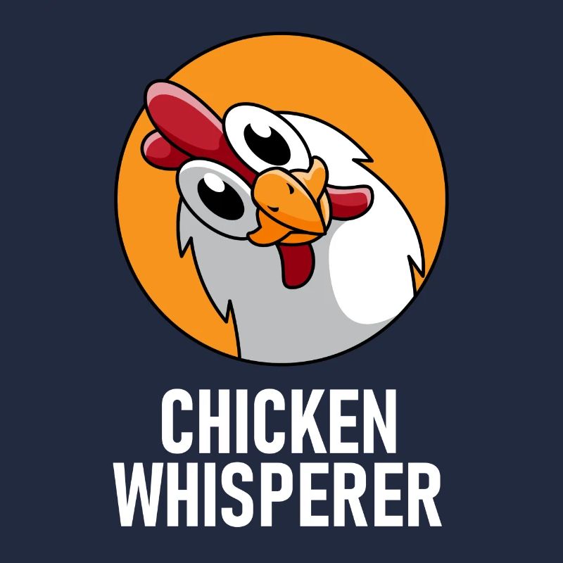 Huhn Bauer Hühner Hahn Hühnerflüsterer Geschenk