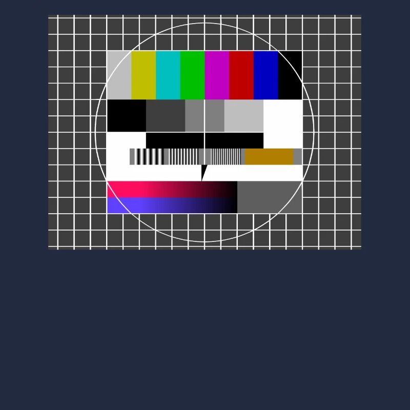 Testbild Sendepause 80er 80's