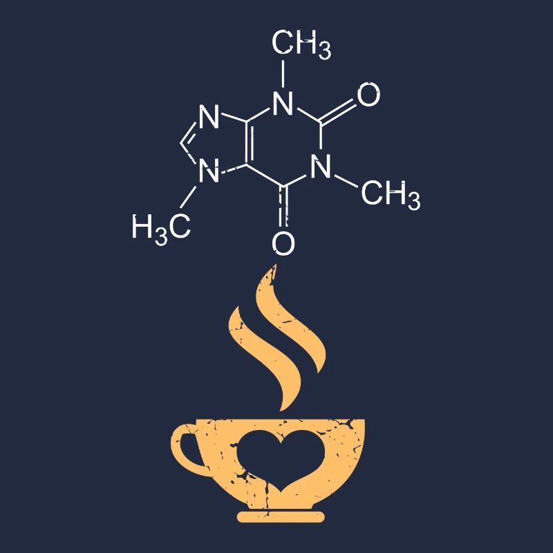 Koffein Molekül Kaffee Wissenschaft Nerd
