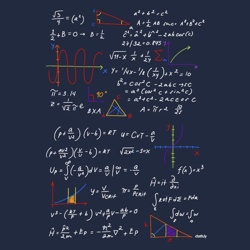 Formule de professeur de maths math physique