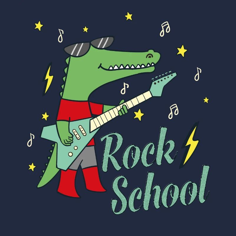 Rock School Schulbeginn Schulanfang Geschenkidee