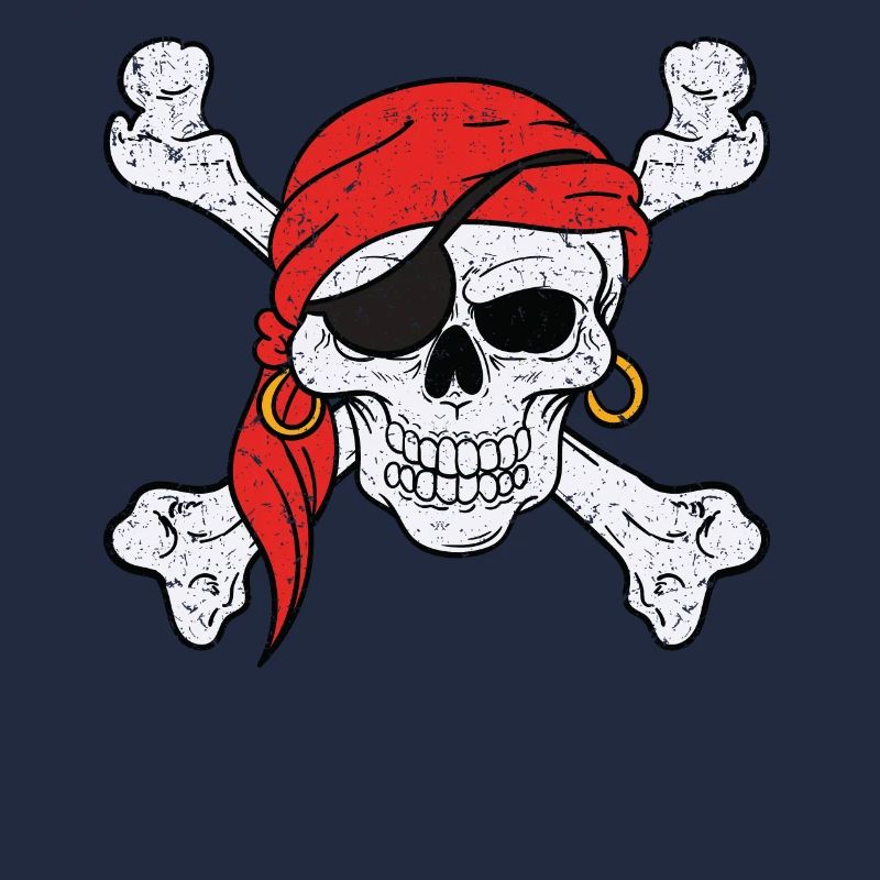 Skeleton dabbing bone pirate pirate gift