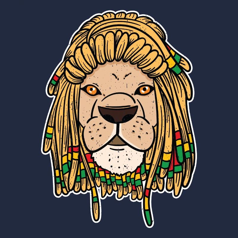 Reggae Rasta Rastafari Löwe Dreadlocks Geschenk