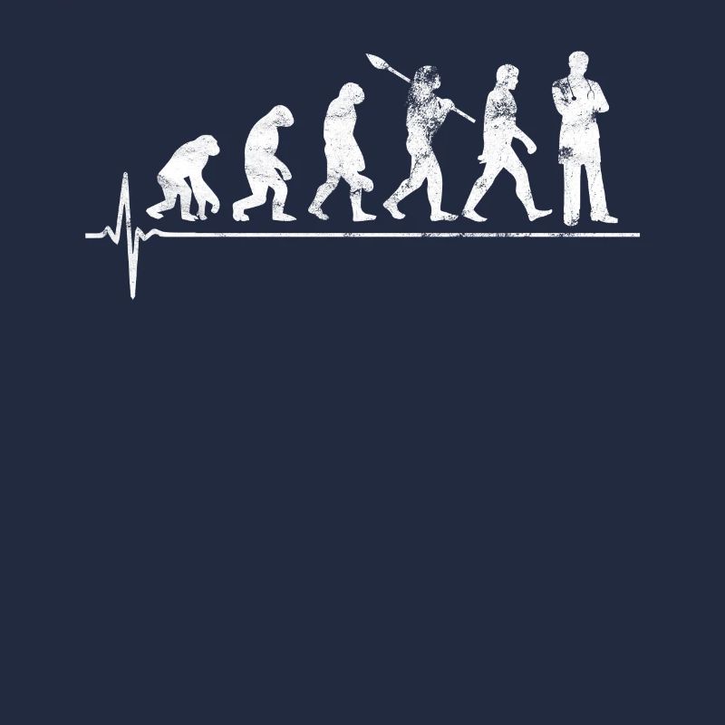 Krankenpfleger Arzt Evolution