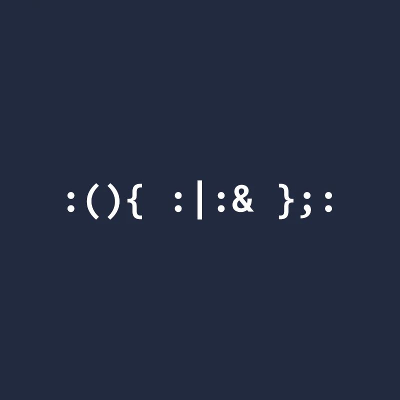 Bash Fork Bomb - Text für Unix / Linux-Hacker