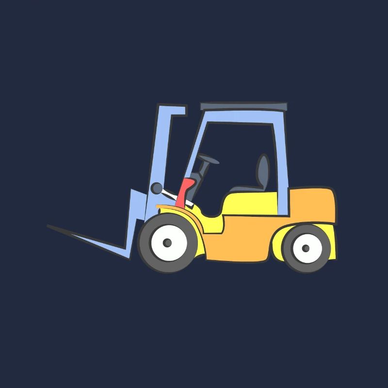 Gabelstapler Baumaschine