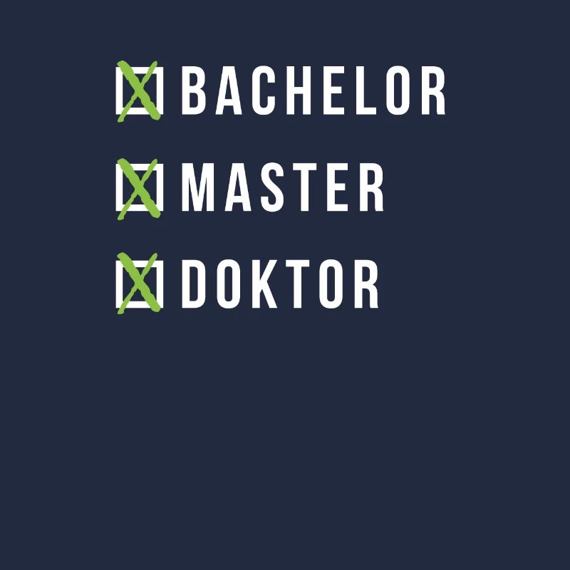 Doktor Abschluss Bachelor Master Doktorand Geschen