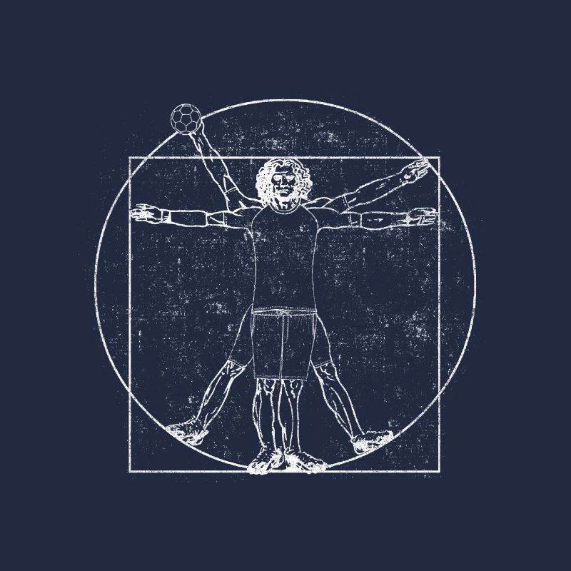 Vitruvian Mannhandballgeschenk