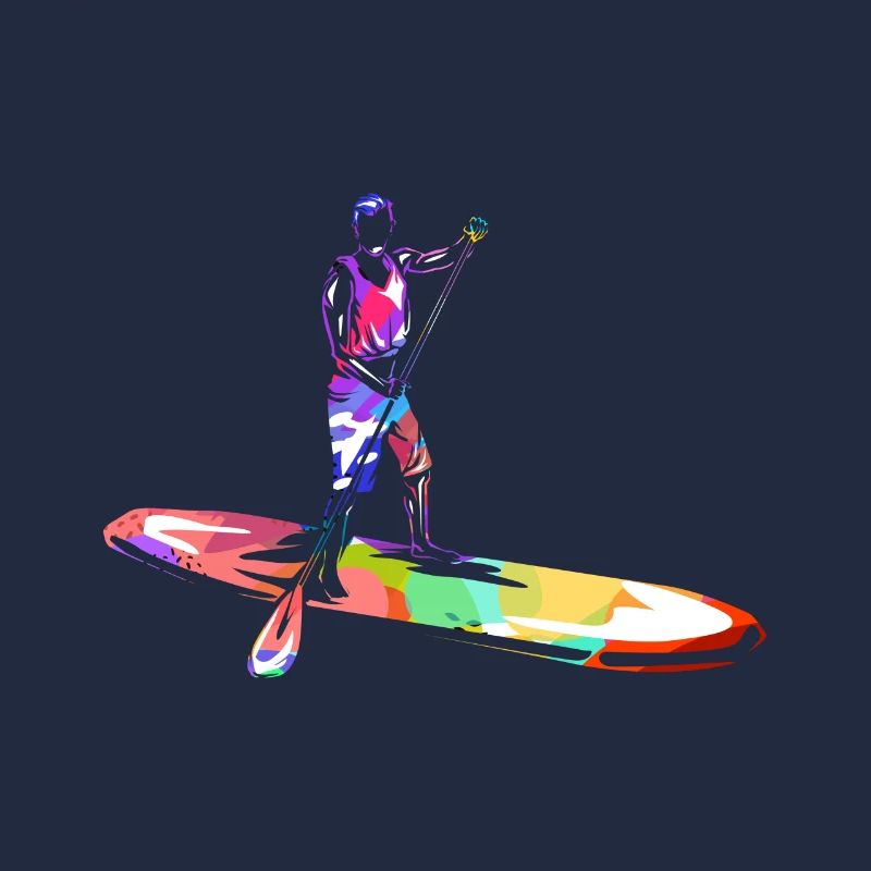 paddle boarding