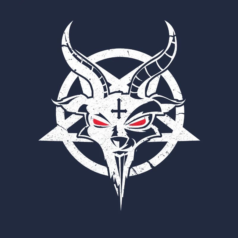 Satanism Satan Cross Lucifer Devil Gift