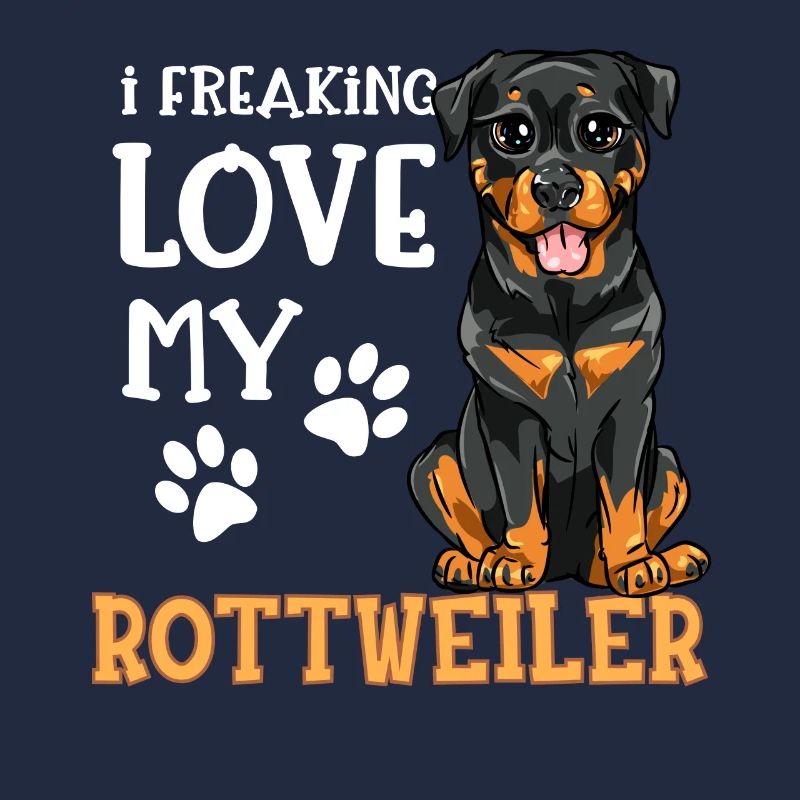 J'aime mes chiens de chien Rottweiler Rotti