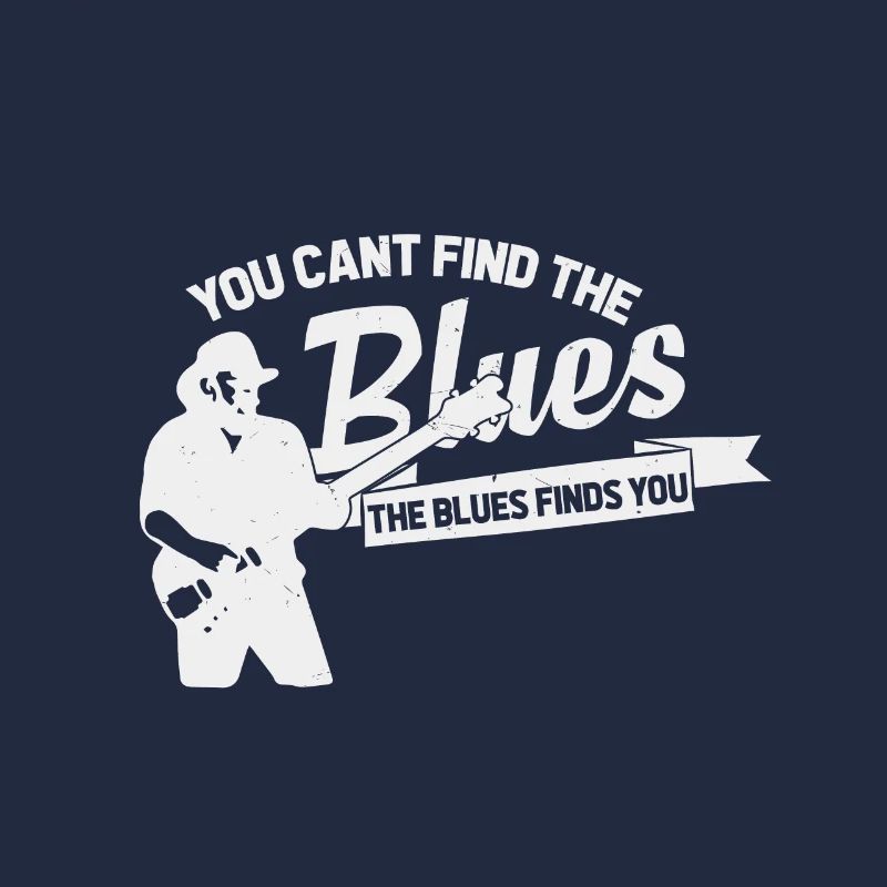 Der blues wird dich finden Geschenkidee Musik