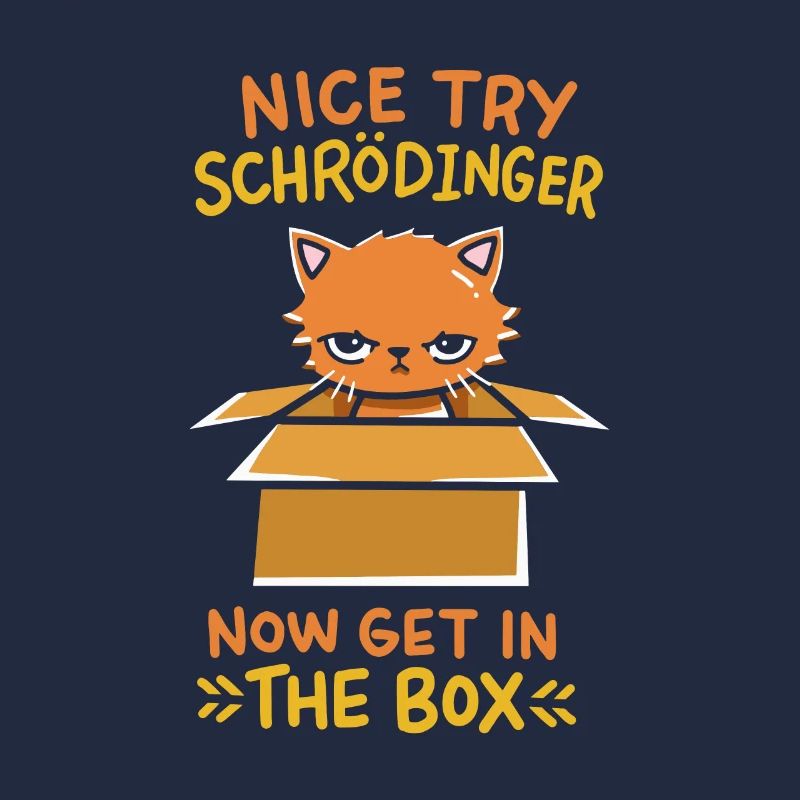 Quantum physics gift for a schrodinger fan
