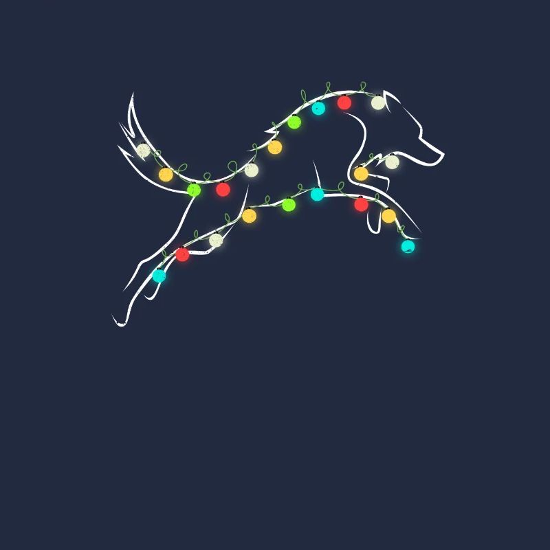 Wolf Christmas Loups De Noël Wolfpack