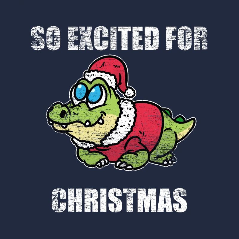 Alligator Weihnachtsmann Weihnachtsgeschenk