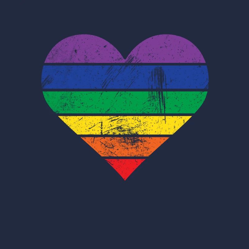 Heart rainbow